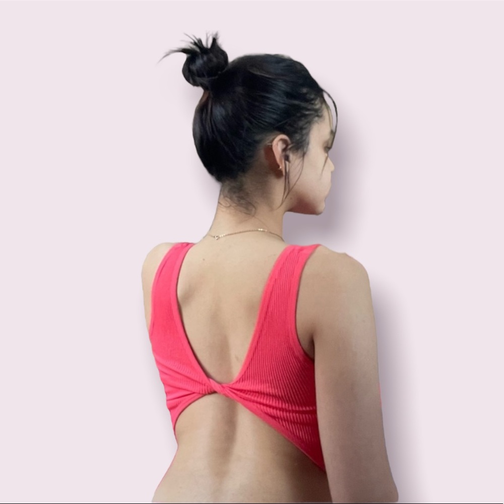 Open Back Crop Top Tank | Size: S/M
